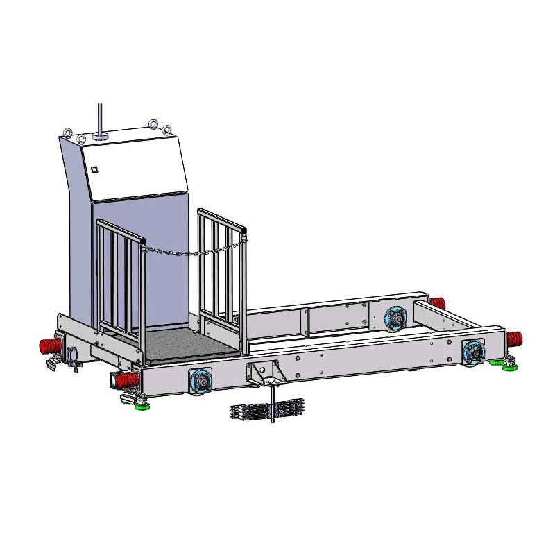 高速轻型RGV穿梭车包胶轮