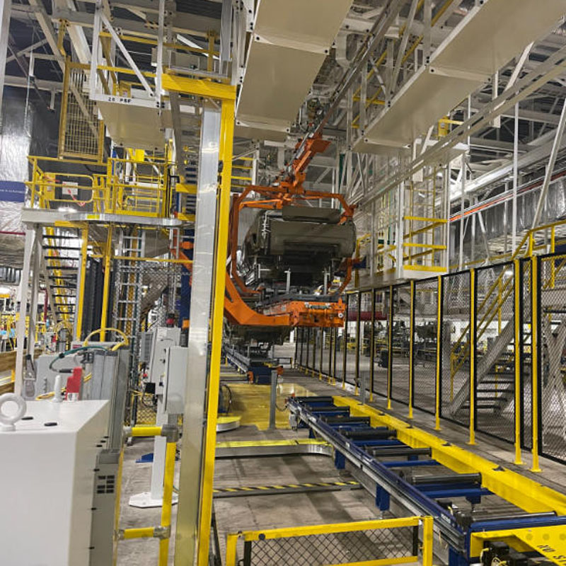 空中轨道物流小车轮