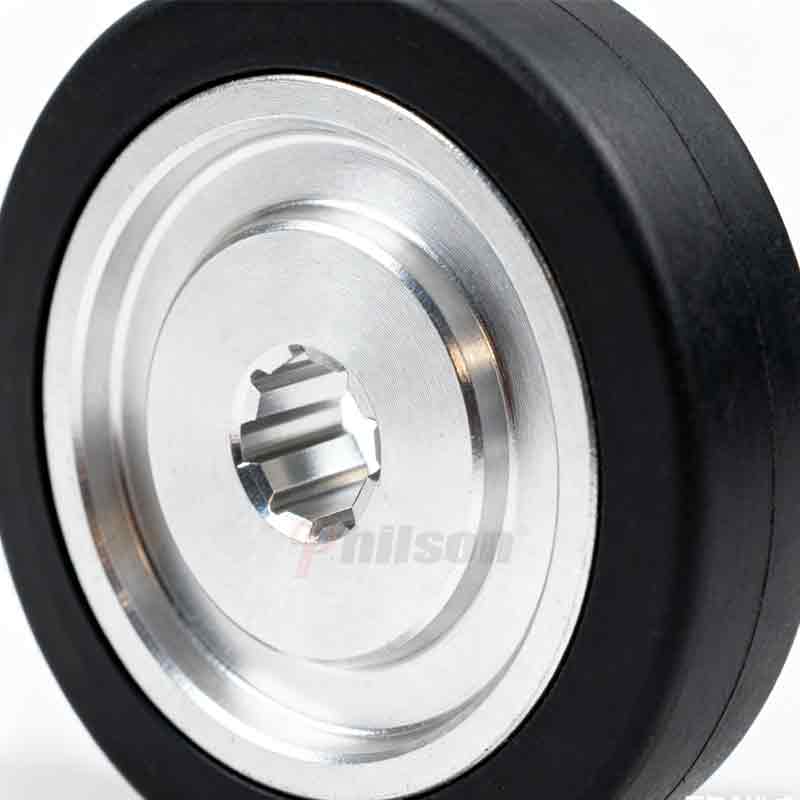 键槽铝芯机器人行走轮